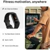 imageFitbit Charge 6 Fitness Tracker with Google apps Heart Rate on Exercise Equipment 6Months Premium Membership Included GPS Health Tools and More ObsidianBlack One Size S ampamp L Bands IncludedBlack Case w Black Band