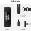 imageFitbit Charge 6 Fitness Tracker with Google apps Heart Rate on Exercise Equipment 6Months Premium Membership Included GPS Health Tools and More ObsidianBlack One Size S ampamp L Bands IncludedBlack Case w Black Band