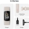 imageFitbit Charge 6 Fitness Tracker with Google apps Heart Rate on Exercise Equipment 6Months Premium Membership Included GPS Health Tools and More ObsidianBlack One Size S ampamp L Bands IncludedSilver Case w White Band