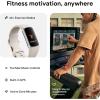 imageFitbit Charge 6 Fitness Tracker with Google apps Heart Rate on Exercise Equipment 6Months Premium Membership Included GPS Health Tools and More ObsidianBlack One Size S ampamp L Bands IncludedSilver Case w White Band