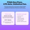 imageFitbit Google Ace LTE  Kids Smartwatch with Call Message GPS and ActivityBased Games Ace Pass Data Plan Required  Mild  Strange ArcadeSpicy  Moovin
