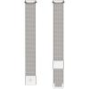 imageFitbit Luxe Platinum Stainless Steel Mesh Accessory Band Official Product One Size