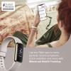 imageFitbit Luxe Special Edition Fitness and Wellness Tracker Gorjana Soft Gold Stainless Steel Parker Link Bracelet One Size S ampamp L Peony Classic Bands IncludedLunar WhiteSoft Gold Stainless Steel