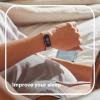 imageFitbit Luxe Special Edition Fitness and Wellness Tracker Gorjana Soft Gold Stainless Steel Parker Link Bracelet One Size S ampamp L Peony Classic Bands IncludedGold