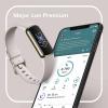 imageFitbit Luxe Special Edition Fitness and Wellness Tracker Gorjana Soft Gold Stainless Steel Parker Link Bracelet One Size S ampamp L Peony Classic Bands IncludedLunar WhiteSoft Gold Stainless Steel