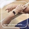 imageFitbit Luxe Special Edition Fitness and Wellness Tracker Gorjana Soft Gold Stainless Steel Parker Link Bracelet One Size S ampamp L Peony Classic Bands IncludedLunar WhiteSoft Gold Stainless Steel