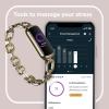 imageFitbit Luxe Special Edition Fitness and Wellness Tracker Gorjana Soft Gold Stainless Steel Parker Link Bracelet One Size S ampamp L Peony Classic Bands IncludedGold
