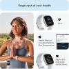 imageFitbit Sense 2 Advanced Health and Fitness Smartwatch with Tools to Manage Stress and Sleep ECG App SpO2 247 Heart Rate and GPS Shadow GreyGraphite One Size S ampamp L Bands IncludedBlue MistPale Gold