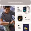 imageFitbit Sense 2 Advanced Health and Fitness Smartwatch with Tools to Manage Stress and Sleep ECG App SpO2 247 Heart Rate and GPS Shadow GreyGraphite One Size S ampamp L Bands IncludedLunar WhitePlatinum