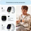 imageFitbit Sense 2 Advanced Health and Fitness Smartwatch with Tools to Manage Stress and Sleep ECG App SpO2 247 Heart Rate and GPS Shadow GreyGraphite One Size S ampamp L Bands IncludedBlue MistPale Gold