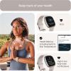 imageFitbit Sense 2 Advanced Health and Fitness Smartwatch with Tools to Manage Stress and Sleep ECG App SpO2 247 Heart Rate and GPS Shadow GreyGraphite One Size S ampamp L Bands IncludedLunar WhitePlatinum