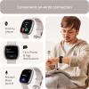 imageFitbit Sense 2 Advanced Health and Fitness Smartwatch with Tools to Manage Stress and Sleep ECG App SpO2 247 Heart Rate and GPS Shadow GreyGraphite One Size S ampamp L Bands IncludedLunar WhitePlatinum