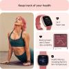 imageFitbit Versa 4 Fitness Smartwatch with Daily Readiness GPS 247 Heart Rate 40 Exercise Modes Sleep Tracking and more BlackGraphite One Size S ampamp L Bands IncludedPink Sand  Copper Rose