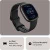 imageFitbit Versa 4 Fitness Smartwatch with Daily Readiness GPS 247 Heart Rate 40 Exercise Modes Sleep Tracking and more BlackGraphite One Size S ampamp L Bands IncludedBlackGraphite