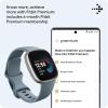 imageFitbit Versa 4 Fitness Smartwatch with Daily Readiness GPS 247 Heart Rate 40 Exercise Modes Sleep Tracking and more BlackGraphite One Size S ampamp L Bands IncludedWaterfall BluePlatinum