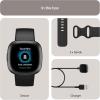 imageFitbit Versa 4 Fitness Smartwatch with Daily Readiness GPS 247 Heart Rate 40 Exercise Modes Sleep Tracking and more BlackGraphite One Size S ampamp L Bands IncludedBlackGraphite