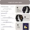 imageFitbit Versa 4 Fitness Smartwatch with Daily Readiness GPS 247 Heart Rate 40 Exercise Modes Sleep Tracking and more BlackGraphite One Size S ampamp L Bands IncludedBlackGraphite