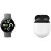 imageGoogle Pixel Watch 3 45mm 2024 Model  Android Smartwatch Heart Rate Tracking Fitbit Advanced Running Fitness Insights 24Hour Battery  Matte Black Aluminum Case  Obsidian Band  LTEChampagne Gold Aluminum Case  Hazel Band