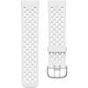 imageFitbit Charge 5 ampamp 6 Sport Accessory Band Official Product Frost White Large