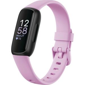 imageFitbit Inspire 3 Health ampampFitnessTracker with Stress Management Workout Intensity Sleep Tracking 247 Heart Rate and more Morning GlowBlack One Size S ampamp L Bands IncludedBlackLilac Bliss