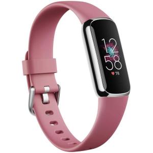 imageFitbit Luxe Special Edition Fitness and Wellness Tracker Gorjana Soft Gold Stainless Steel Parker Link Bracelet One Size S ampamp L Peony Classic Bands IncludedOrchidPlatinum Stainless Steel