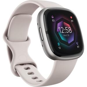 imageFitbit Sense 2 Advanced Health and Fitness Smartwatch with Tools to Manage Stress and Sleep ECG App SpO2 247 Heart Rate and GPS Shadow GreyGraphite One Size S ampamp L Bands IncludedLunar WhitePlatinum