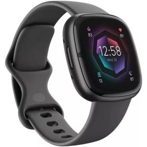 imageFitbit Sense 2 Advanced Health and Fitness Smartwatch with Tools to Manage Stress and Sleep ECG App SpO2 247 Heart Rate and GPS Shadow GreyGraphite One Size S ampamp L Bands IncludedShadow GreyGraphite
