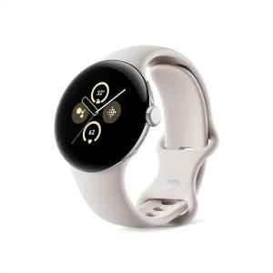 imageGoogle Pixel Watch 2 Previous Model with the Best of Fitbit  Heart Rate Tracking Stress Management Safety Features  Android Smartwatch  Polished Silver Aluminum Case  Bay Active Band  WiFiSilver Case  Porcelain Active Band  LTE