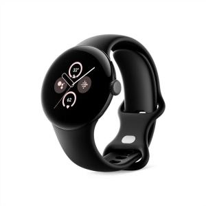 imageGoogle Pixel Watch 2 Previous Model with the Best of Fitbit  Heart Rate Tracking Stress Management Safety Features  Android Smartwatch  Polished Silver Aluminum Case  Bay Active Band  WiFiBlack Aluminum Case  Obsidian Active Band  LTE